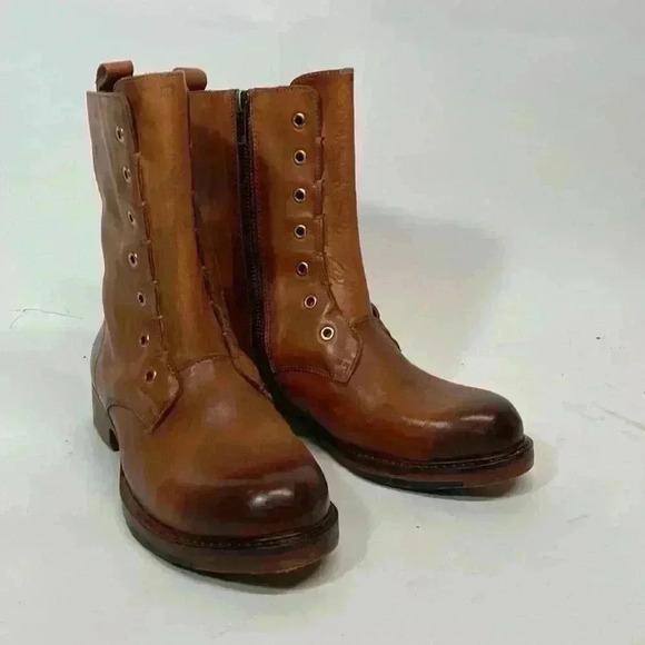 Vintage foundry size 7 boots leather style VFL186 Gemma - Picture 2 of 9
